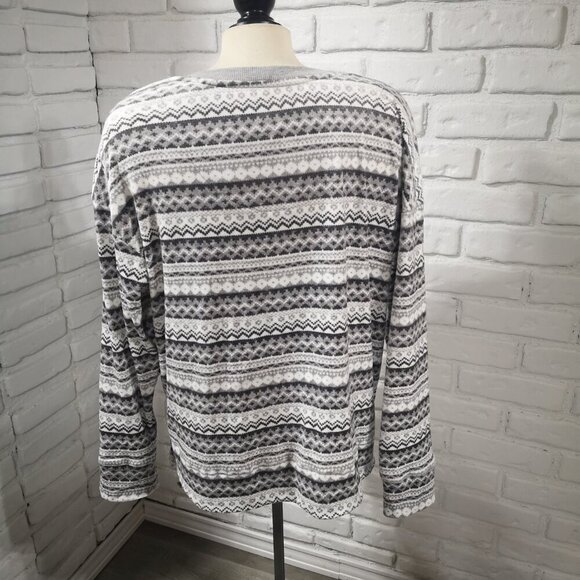 Nautica Ladies Size Large 2 Piece Long Sleeves Loose Fit Lounge Set - Picture 4 of 15